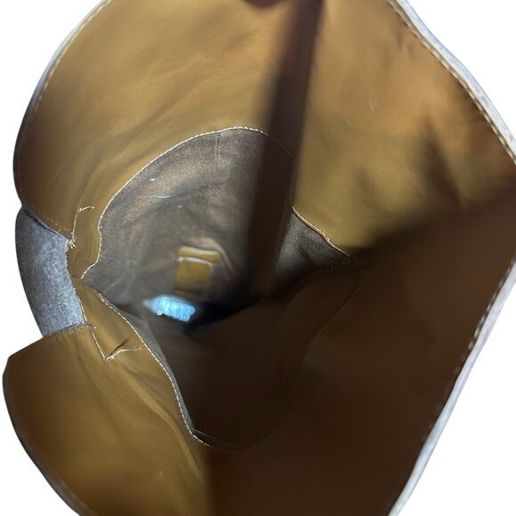 Franco Sarto Haleen Brown Leather Wide Calf Over-the-Knee Size 7.5M WC - Picture 13 of 14